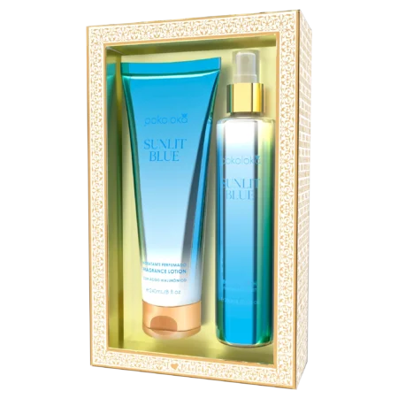 Kit Pokoloka Body Splash sunlit blue 250ml + Loção Hidratante 240ml