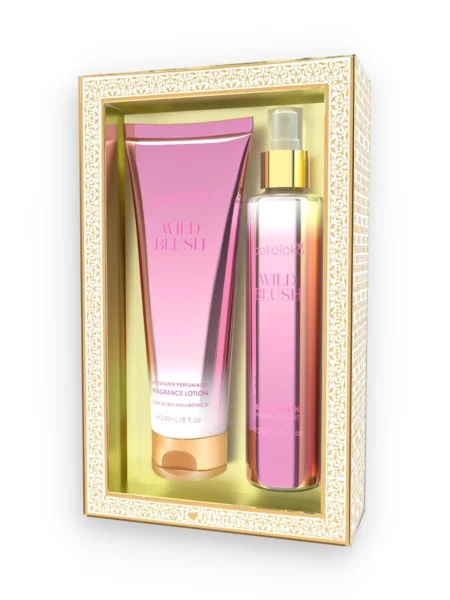 Kit Pokoloka Body Splash wild blush 250ml + Loção Hidratante 240ml