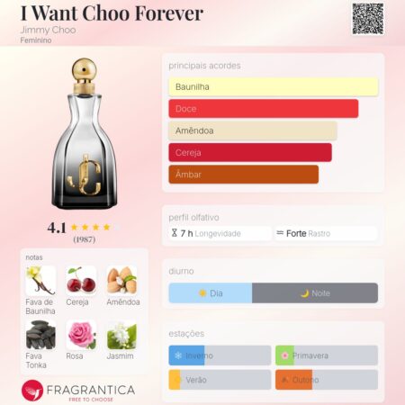 PERFUME ORIGINAL  JIMMY CHOO IWANT FOREVER 100ML - Image 2