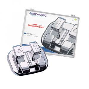 Braquete Metálico Advanced Series MBT 0,022 – Kit com 10 Casos + Bengalinha + Arcos – Orthometric