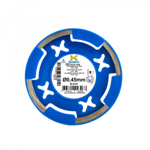 Fio Ortodôntico Duro Elástico CrNi - Redondo Ø0,45mm (.018") em Rolo 50g – Morelli