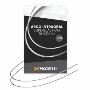 Arco Intraoral Rhodium Superelástico Médio - NiTi - Redondo Ø0,45mm (.018") – Morelli