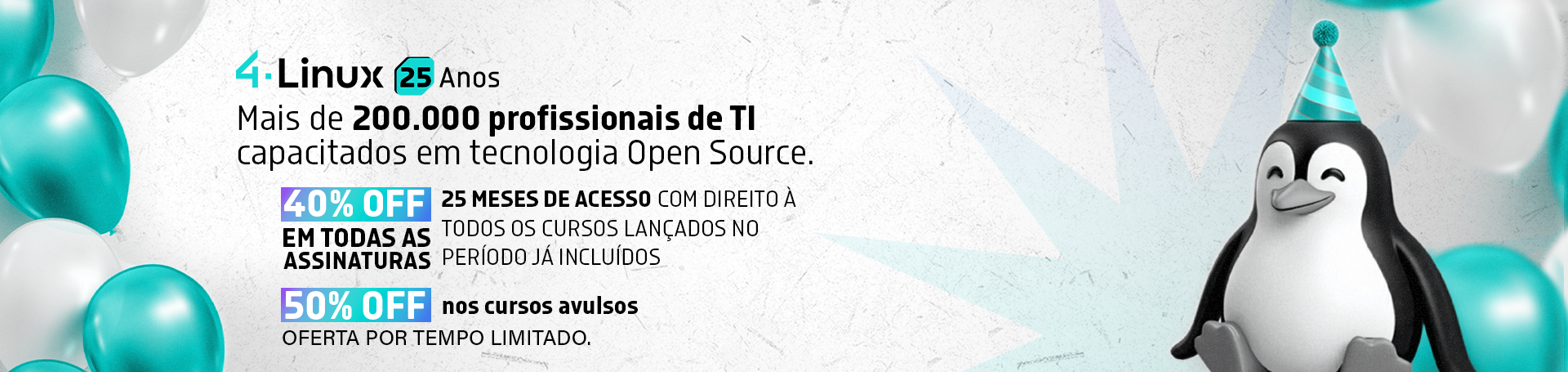 Aniversário 4Linux – 25 anos (Desktop)
