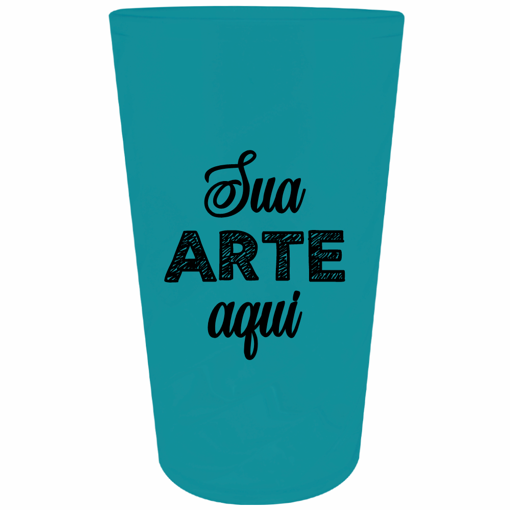 Copo Twister Fosco Azul Tiffany 750 ml Personalizado