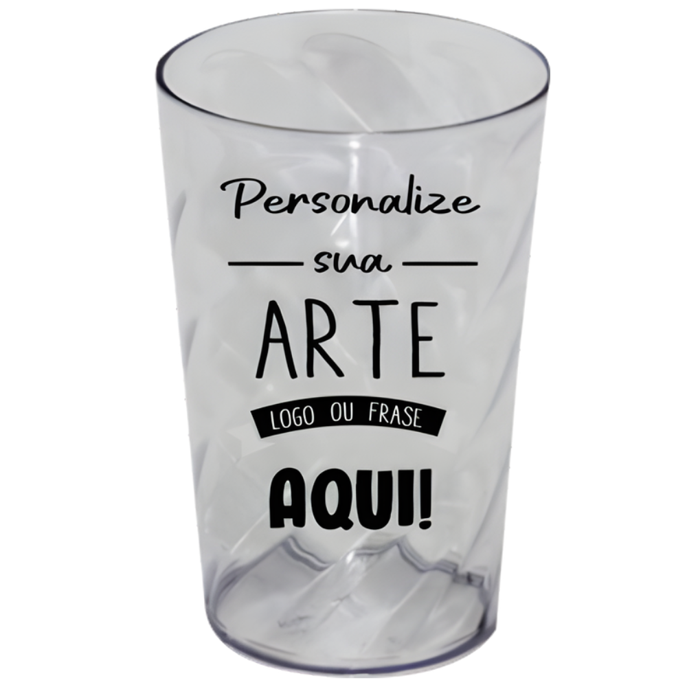 Copo Twister Transparente 750 ml Personalizado