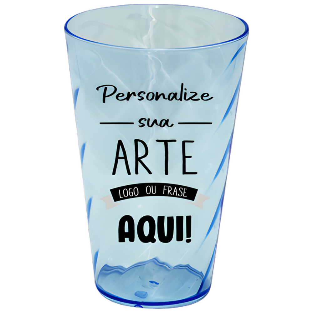 Copo Twister Azul Bebe 750 ml Personalizado