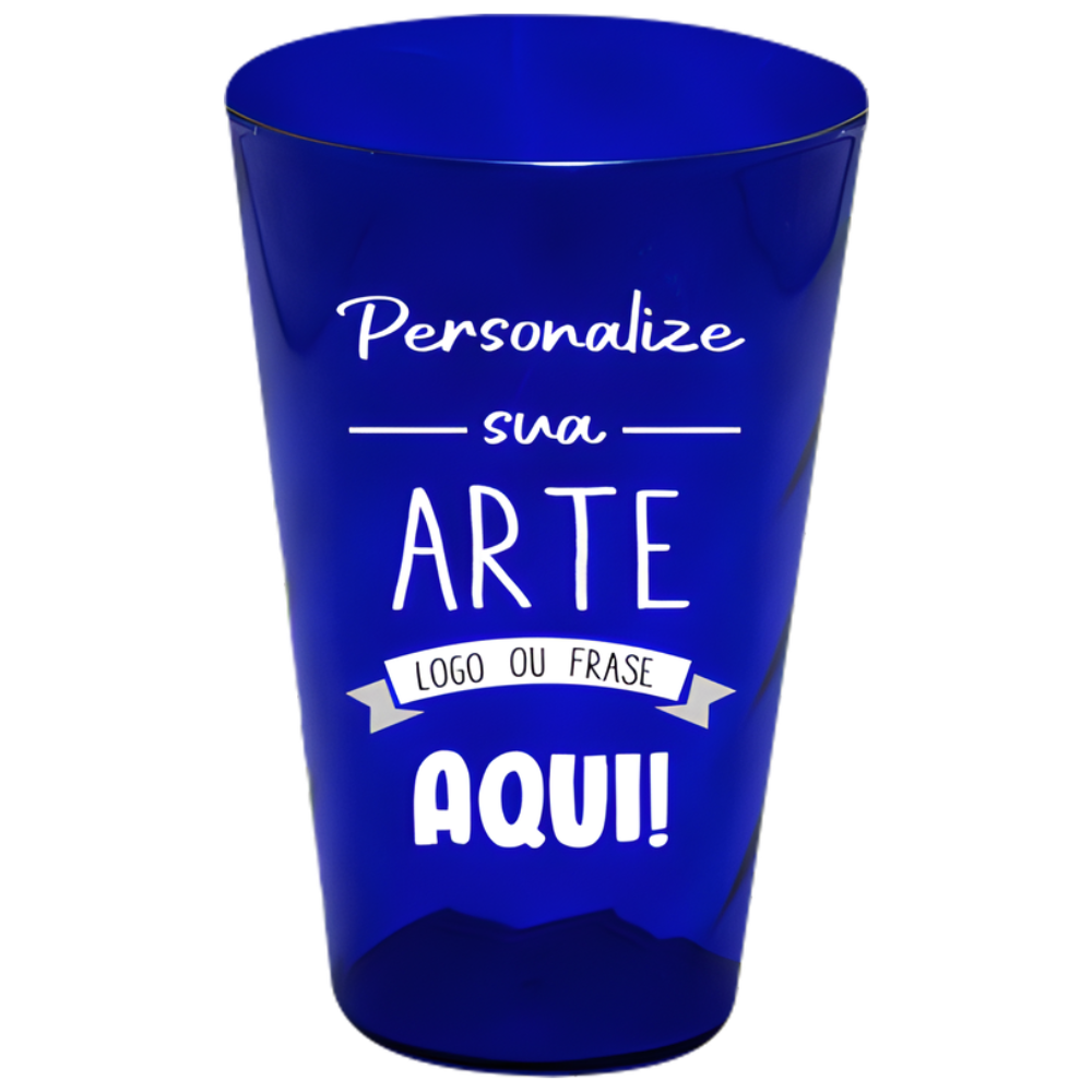 Copo Twister Azul Royal 750 ml Personalizado