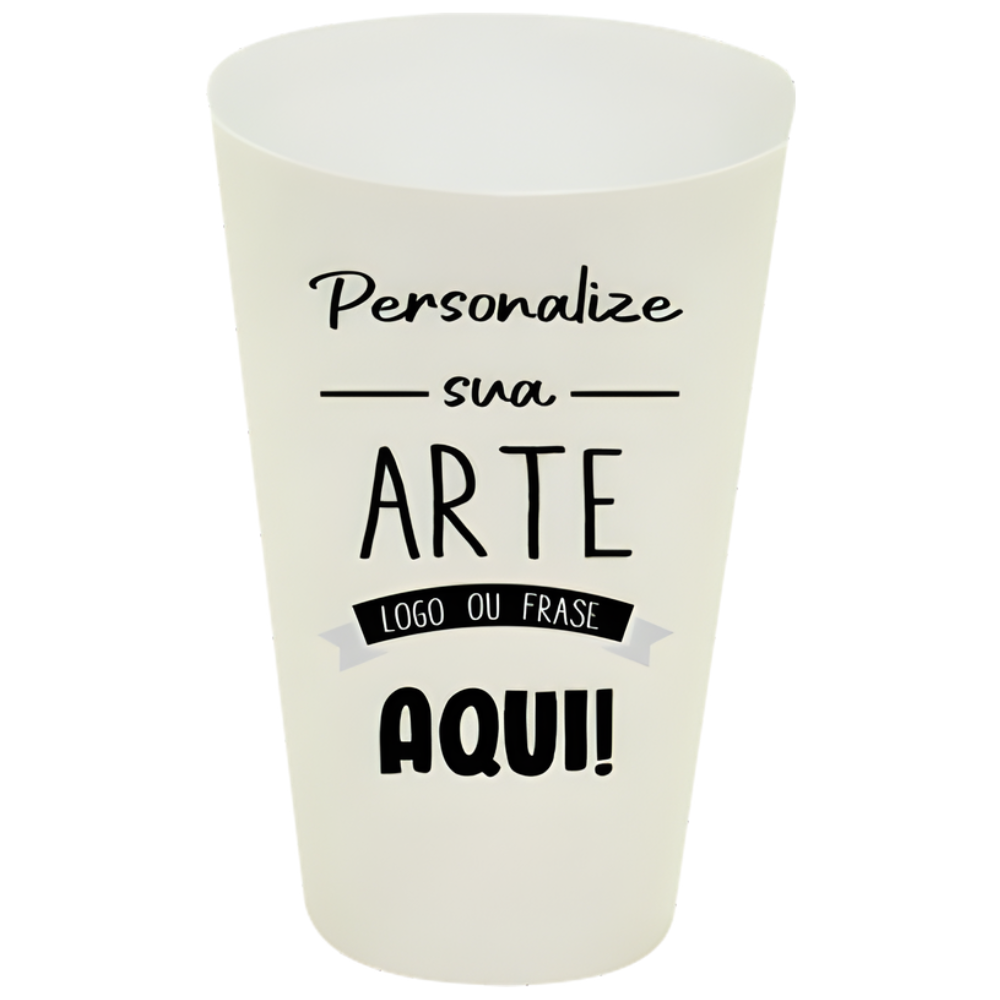Copo Twister Branco 750 ml Personalizado