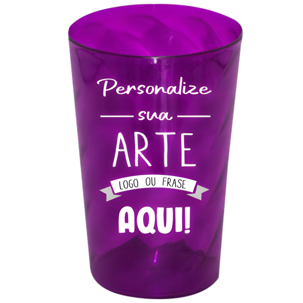 Copo Twister Roxo Neon 750 ml Personalizado