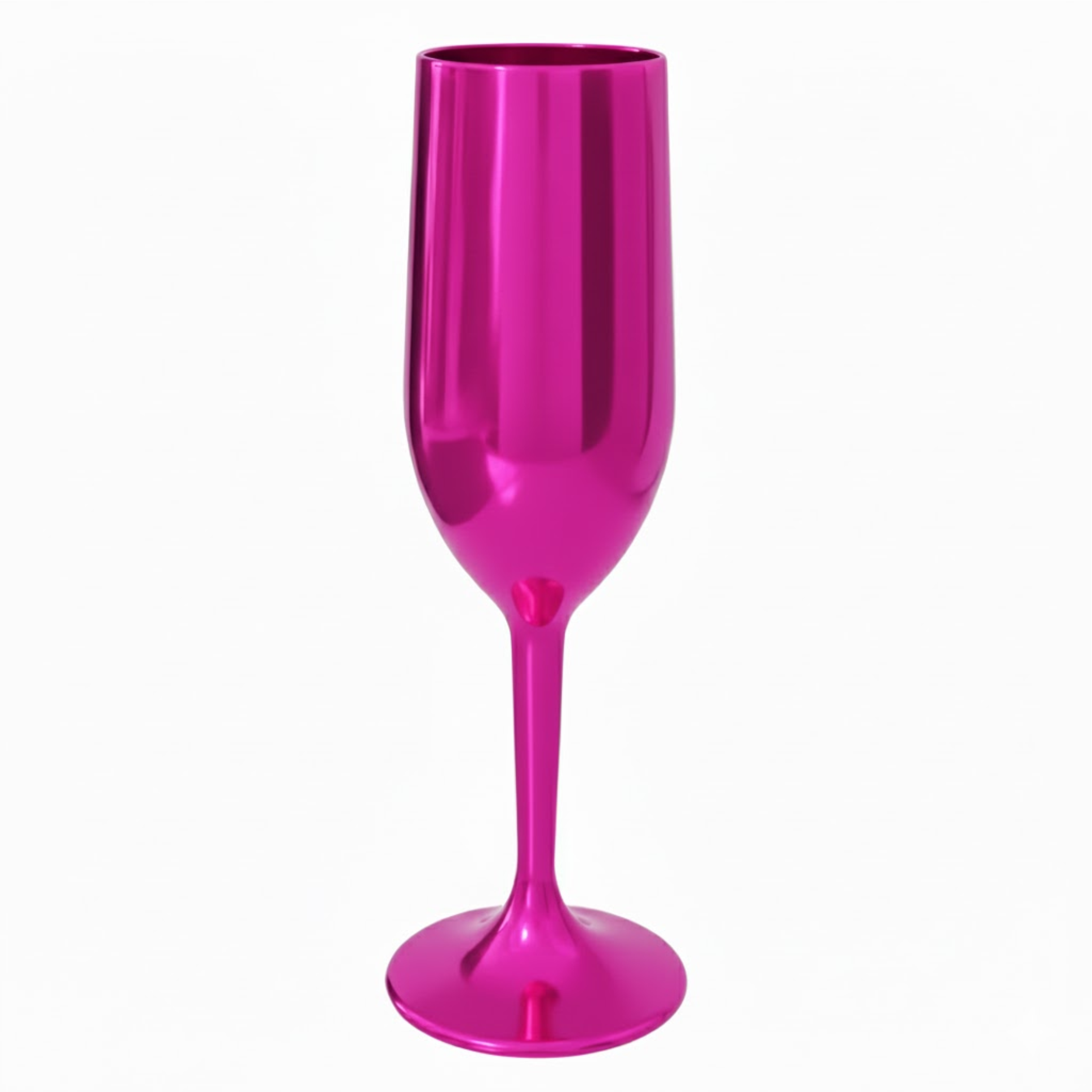 Taça Champagne Pink Metalizada 190 ml Personalizada